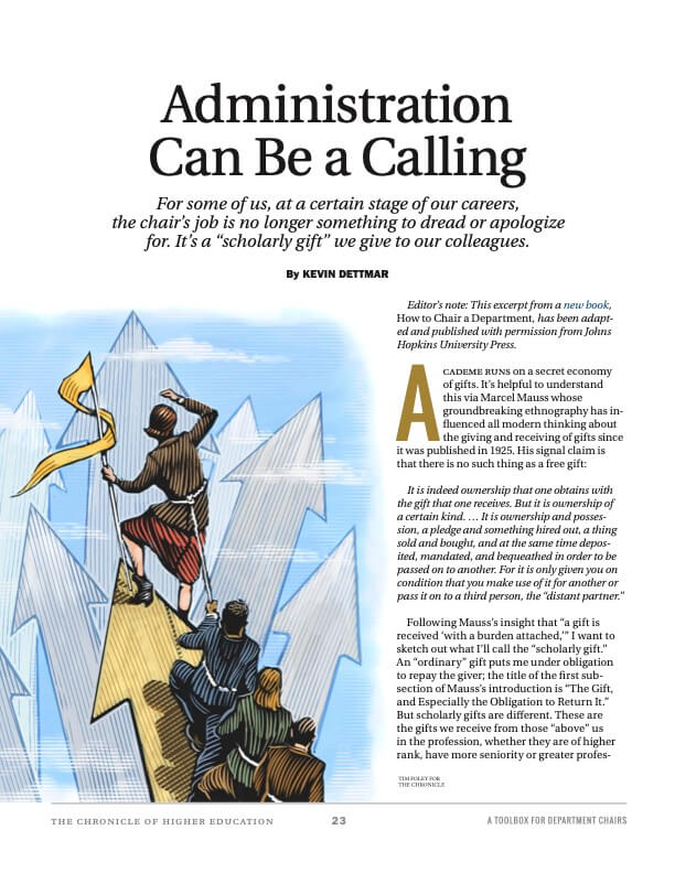 Administration Can Be a Calling